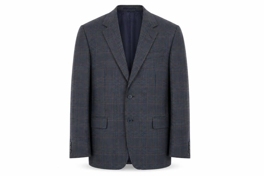 Mens UK Size 42 Preworn Regular Blue Suit Jacket