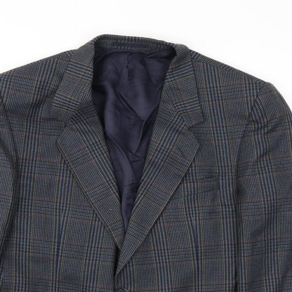 Mens UK Size 42 Preworn Regular Blue Suit Jacket