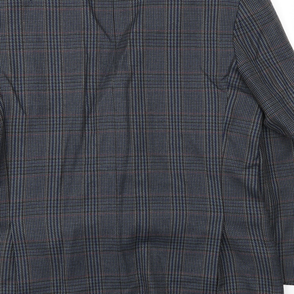 Mens UK Size 42 Preworn Regular Blue Suit Jacket