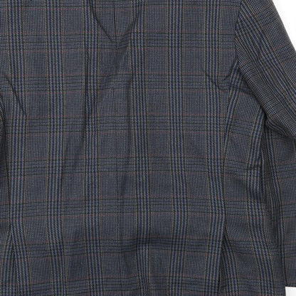 Mens UK Size 42 Preworn Regular Blue Suit Jacket