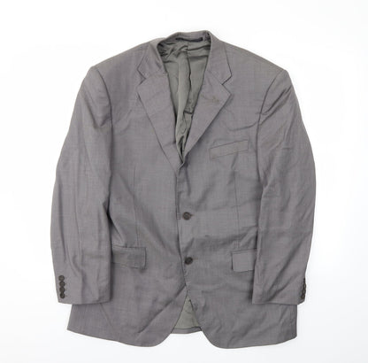 Mens UK Size 42 M&S Regular Grey Suit Jacket