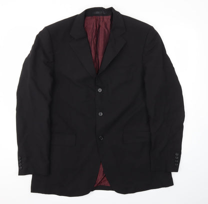 Mens UK Size 42 Tom english Regular Black Suit Jacket