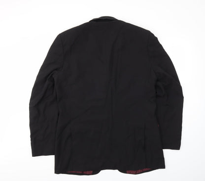 Mens UK Size 42 Tom english Regular Black Suit Jacket