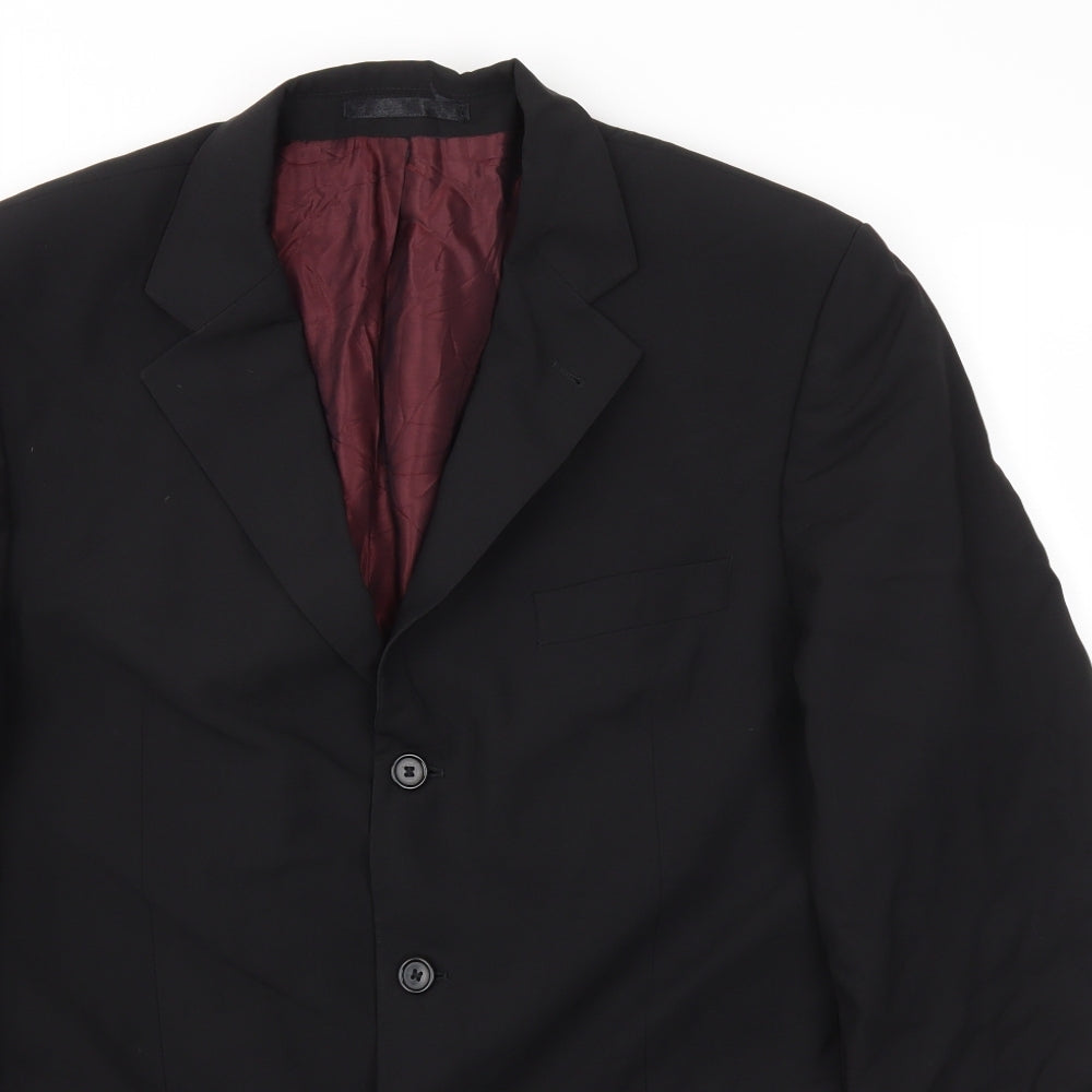 Mens UK Size 42 Tom english Regular Black Suit Jacket