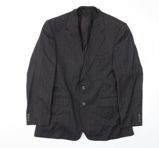 Mens UK Size 40 LABEL Regular Grey Suit Jacket