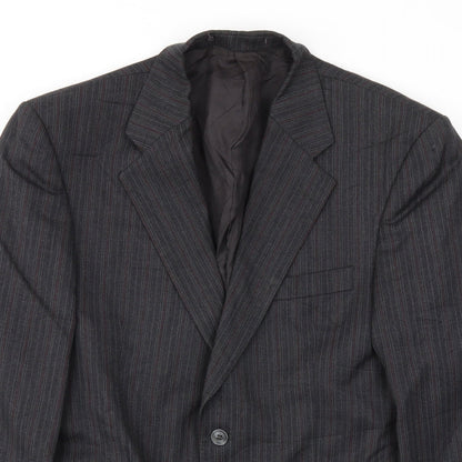 Mens UK Size 40 LABEL Regular Grey Suit Jacket