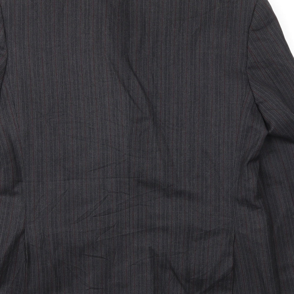 Mens UK Size 40 LABEL Regular Grey Suit Jacket