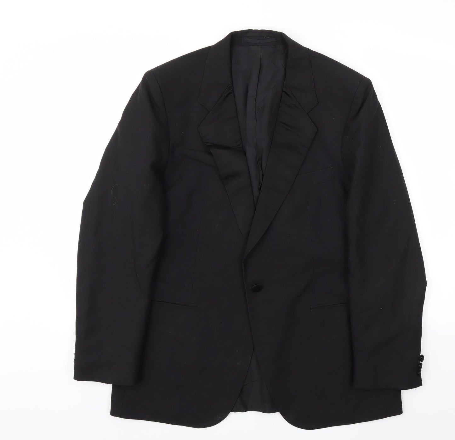 St Micahel Mens Black   Jacket Blazer Size 42