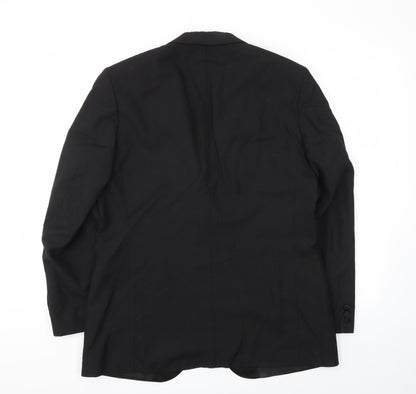 St Micahel Mens Black   Jacket Blazer Size 42