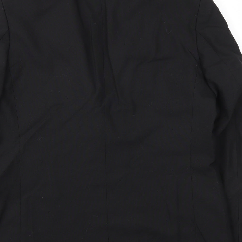 St Micahel Mens Black   Jacket Blazer Size 42
