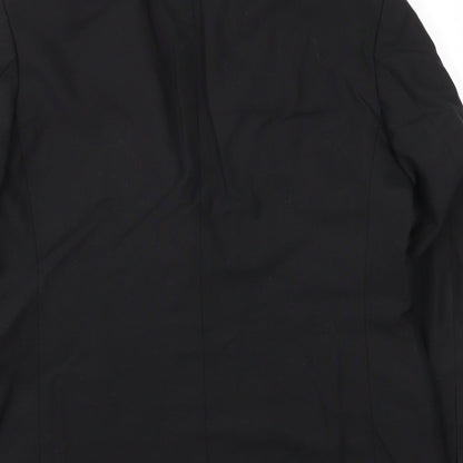 St Micahel Mens Black   Jacket Blazer Size 42