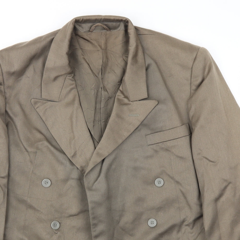 Mens UK Size 42 Preworn Regular Brown Suit Jacket