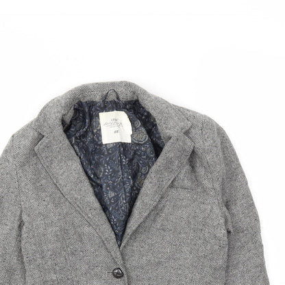 Womens UK Size 6 H&M Regular Grey Blazer