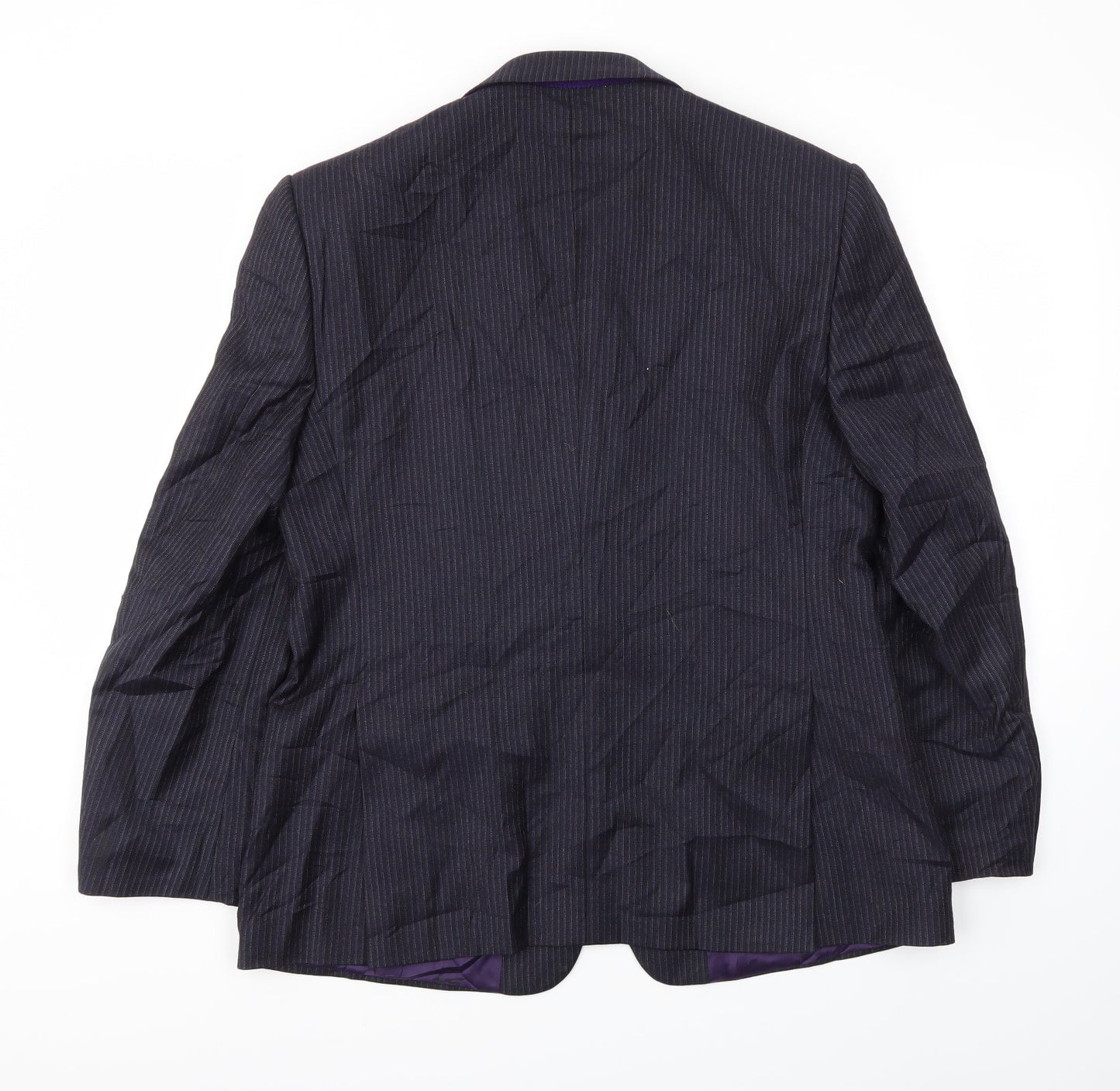 Mens UK Size 40 Paul Costelloe Regular Blue Suit Jacket