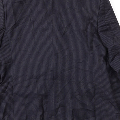 Mens UK Size 40 Paul Costelloe Regular Blue Suit Jacket
