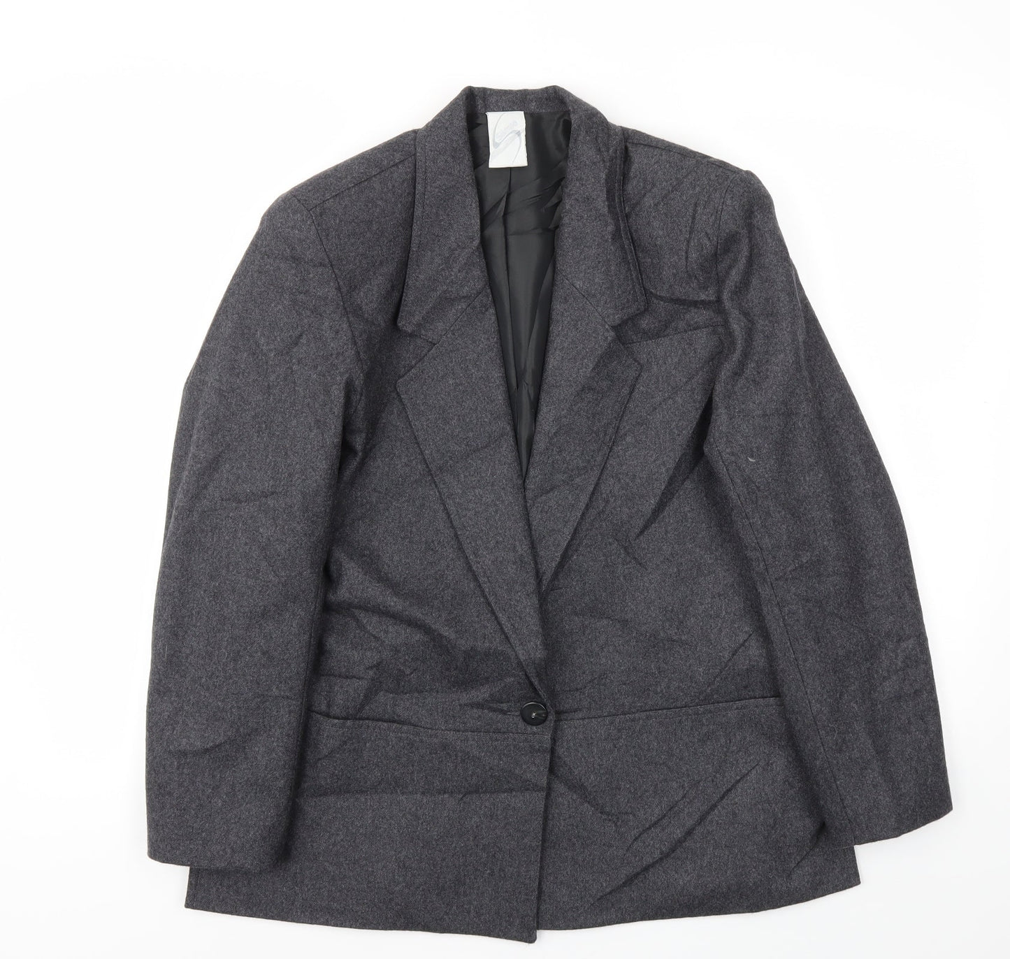 Womens UK Size 10 SLIMMA Regular Grey Blazer