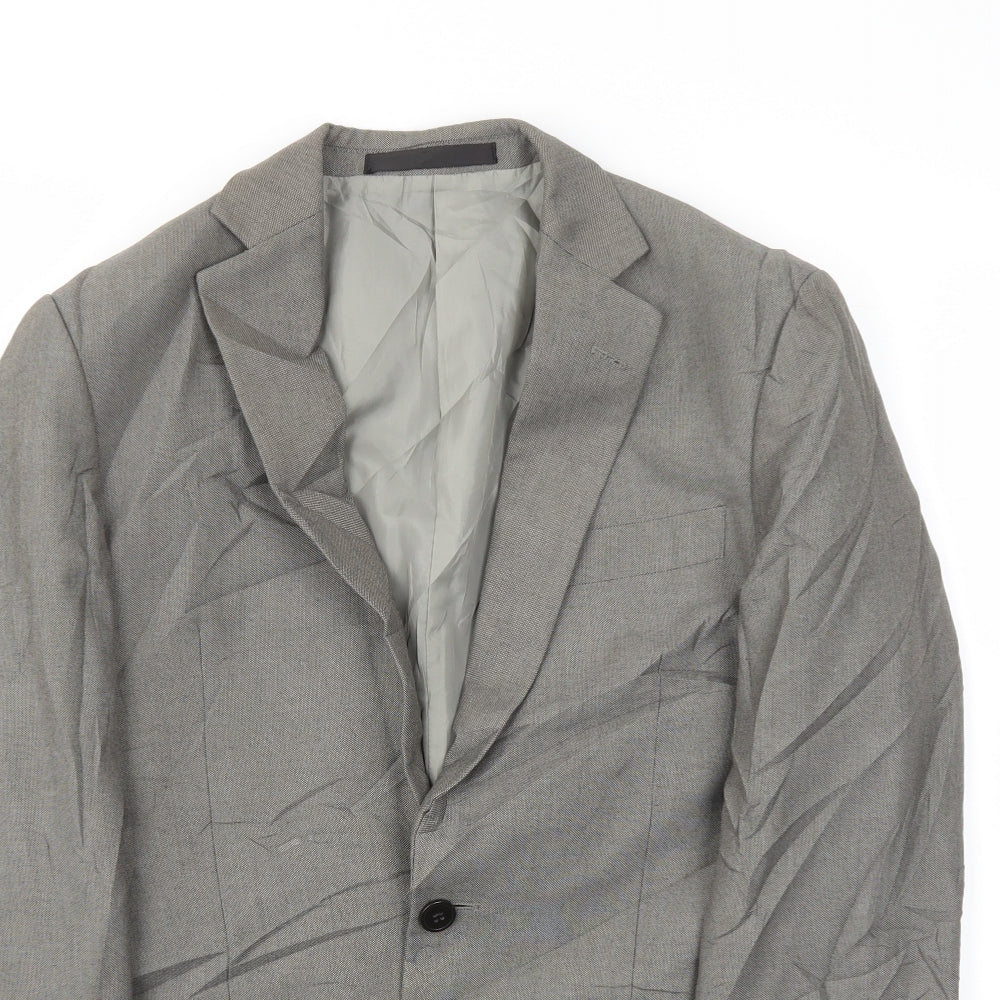 Mens UK Size 34 M&S Regular Grey Suit Jacket