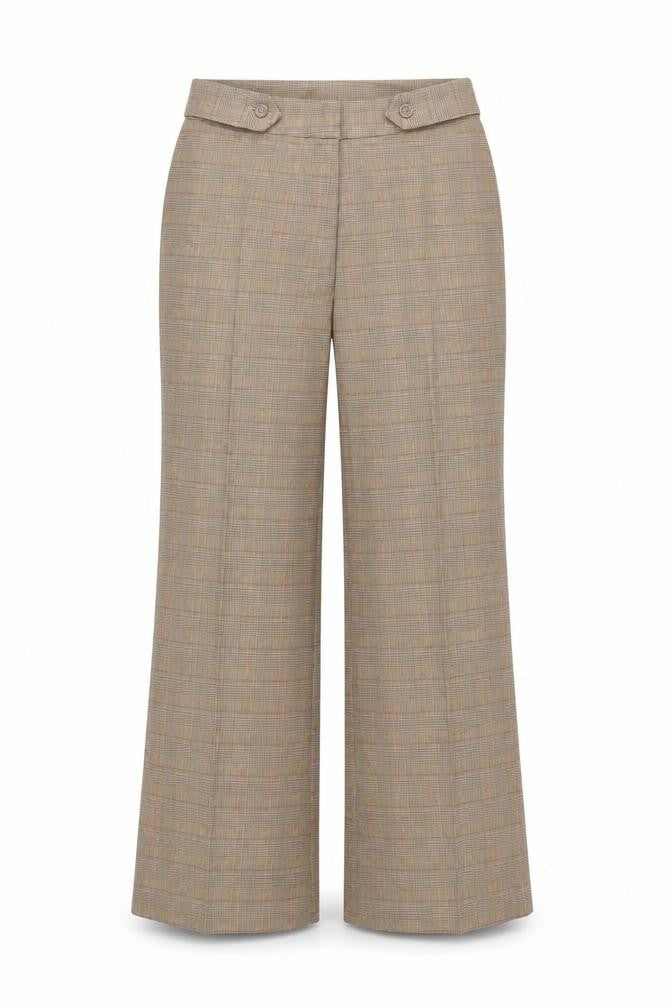 Womens UK Size 10 Preworn Regular Fit  Brown Trousers
