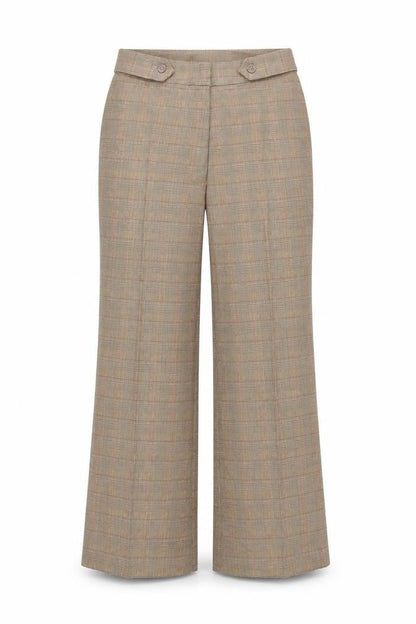 Womens UK Size 10 Preworn Regular Fit  Brown Trousers