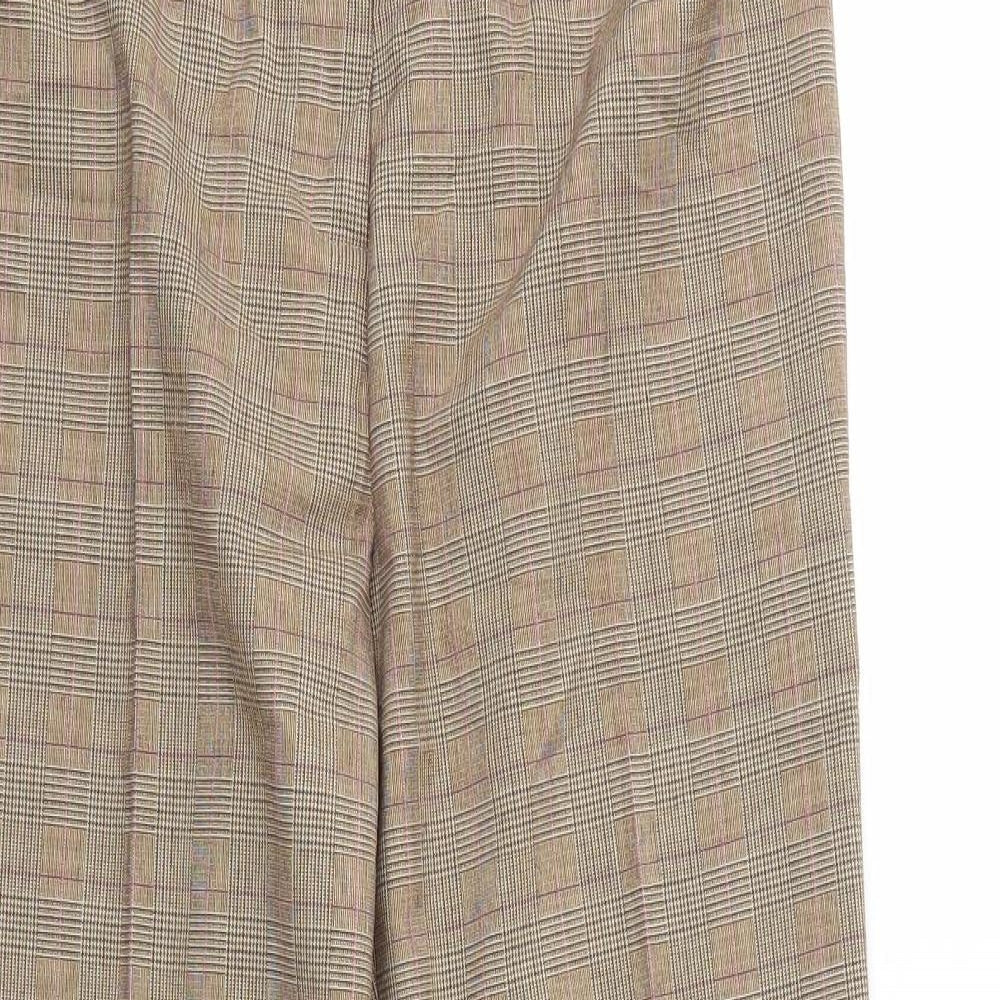 Womens UK Size 10 Preworn Regular Fit  Brown Trousers