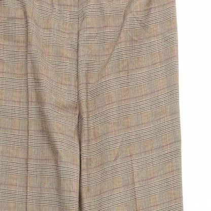 Womens UK Size 10 Preworn Regular Fit  Brown Trousers