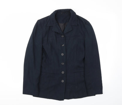Womens UK Size 10 BAY Regular Blue Blazer