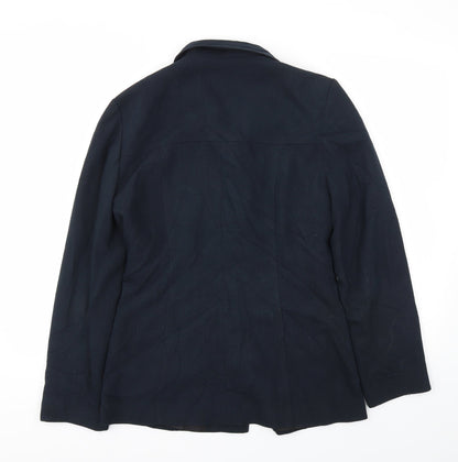 Womens UK Size 10 BAY Regular Blue Blazer