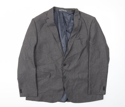 Mens UK Size 46 T&W Regular Grey Suit Jacket