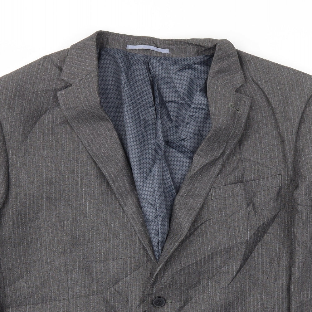 Mens UK Size 46 T&W Regular Grey Suit Jacket