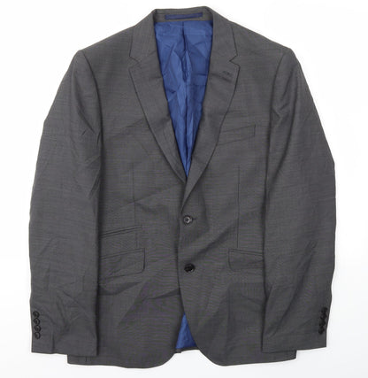 Mens UK Size 40 M&S Regular Green Suit Jacket