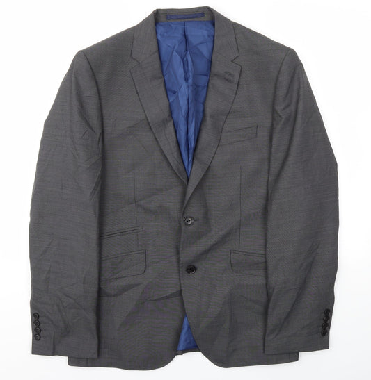 Mens UK Size 40 M&S Regular Green Suit Jacket
