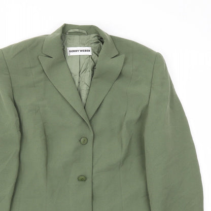 Gerry Weber Womens Green   Jacket Blazer Size 14