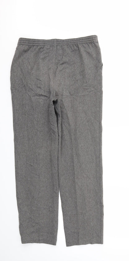 Womens UK Size 10 M&S Regular Fit  Grey Trousers