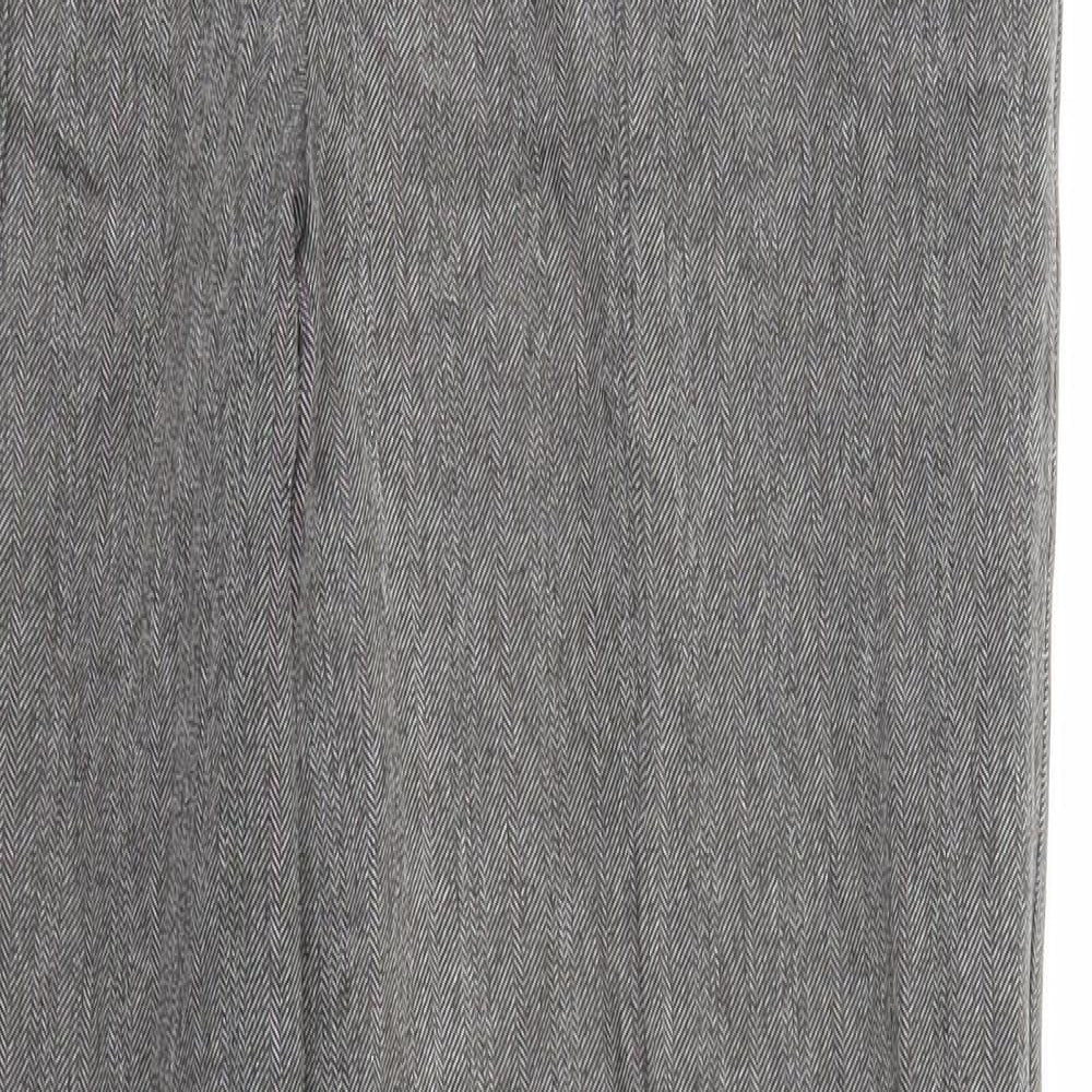 Womens UK Size 10 M&S Regular Fit  Grey Trousers