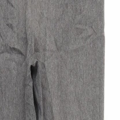 Womens UK Size 10 M&S Regular Fit  Grey Trousers