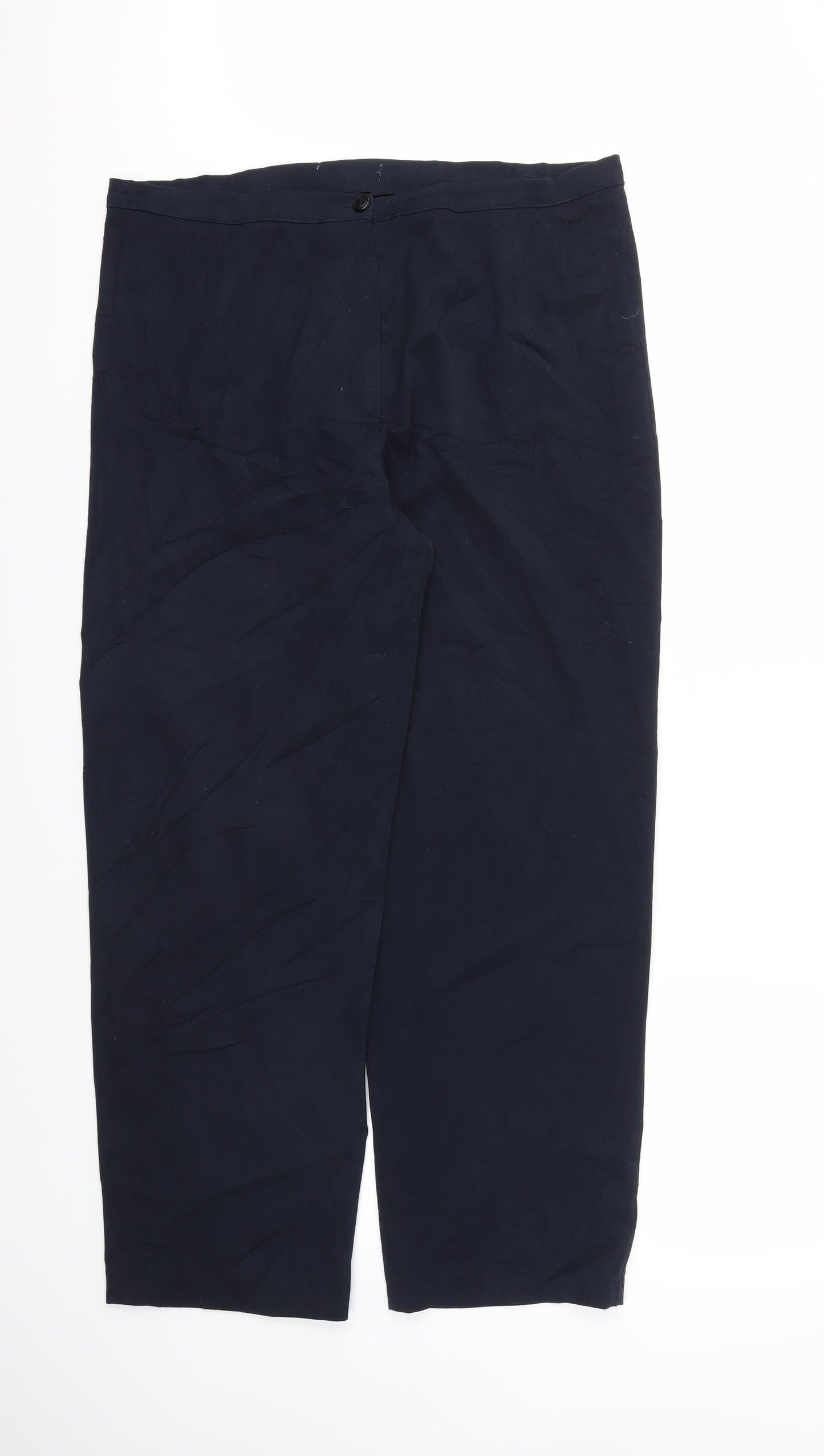Womens UK Size 36 Preworn Regular Fit  Blue Trousers