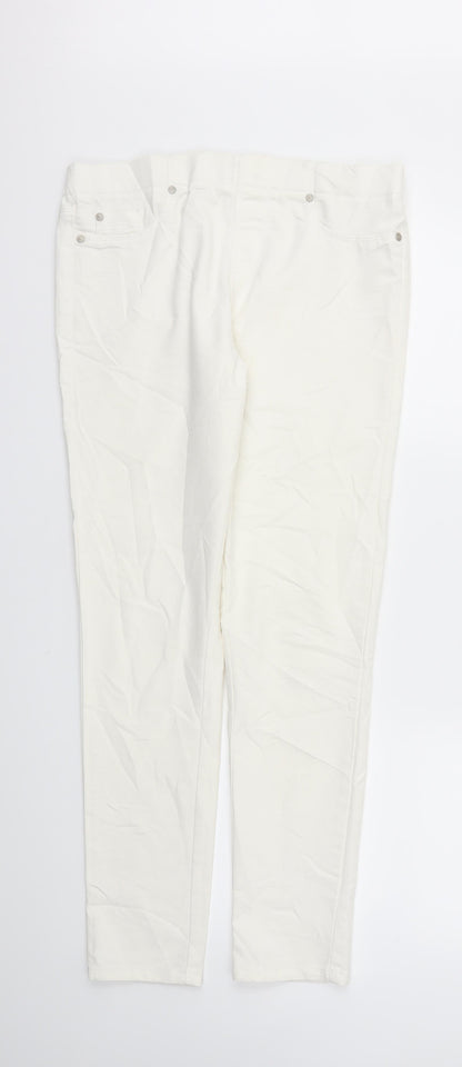 Jegging Womens Ivory   Trousers  Size 12 L28 in