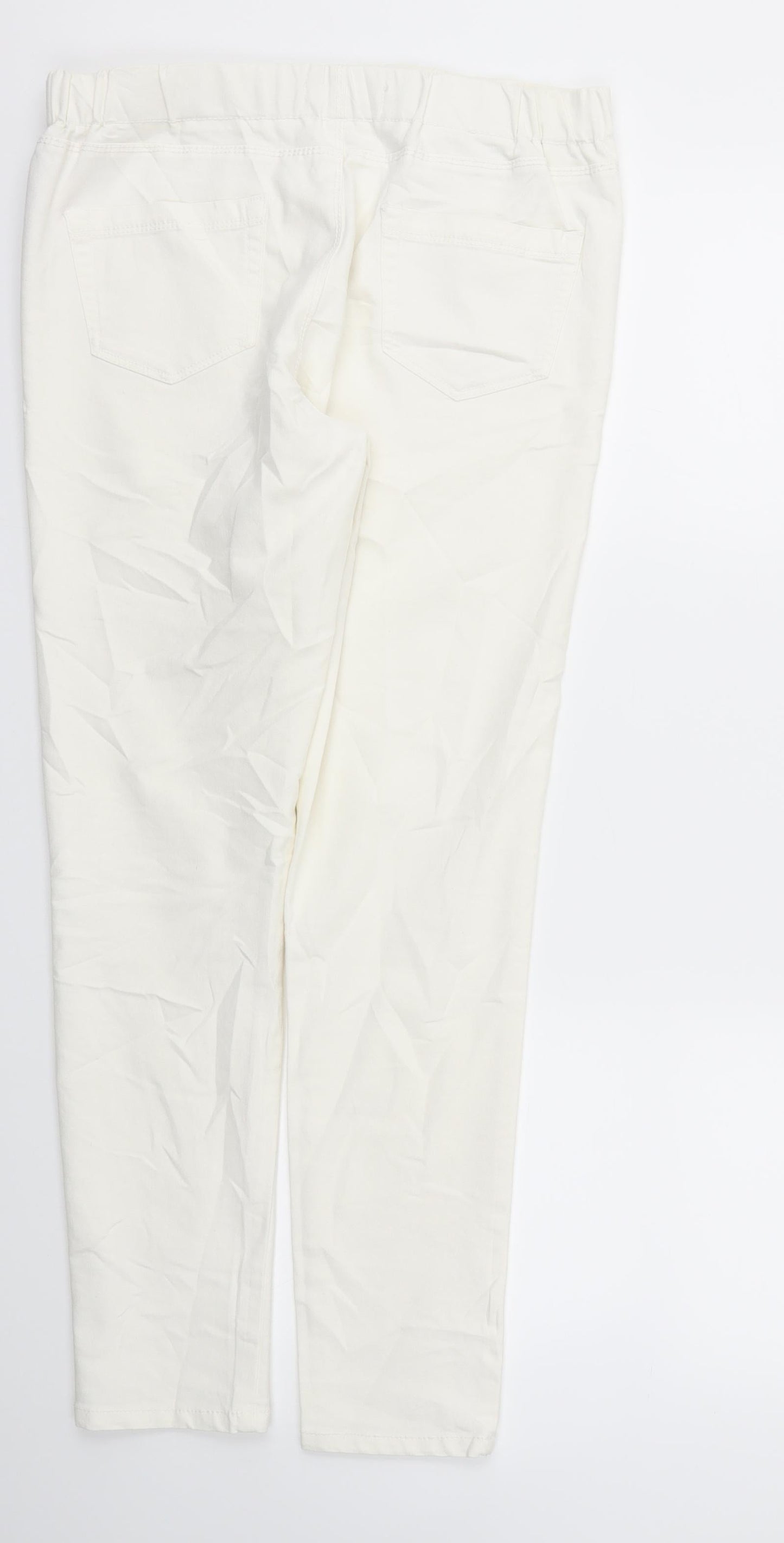 Jegging Womens Ivory   Trousers  Size 12 L28 in