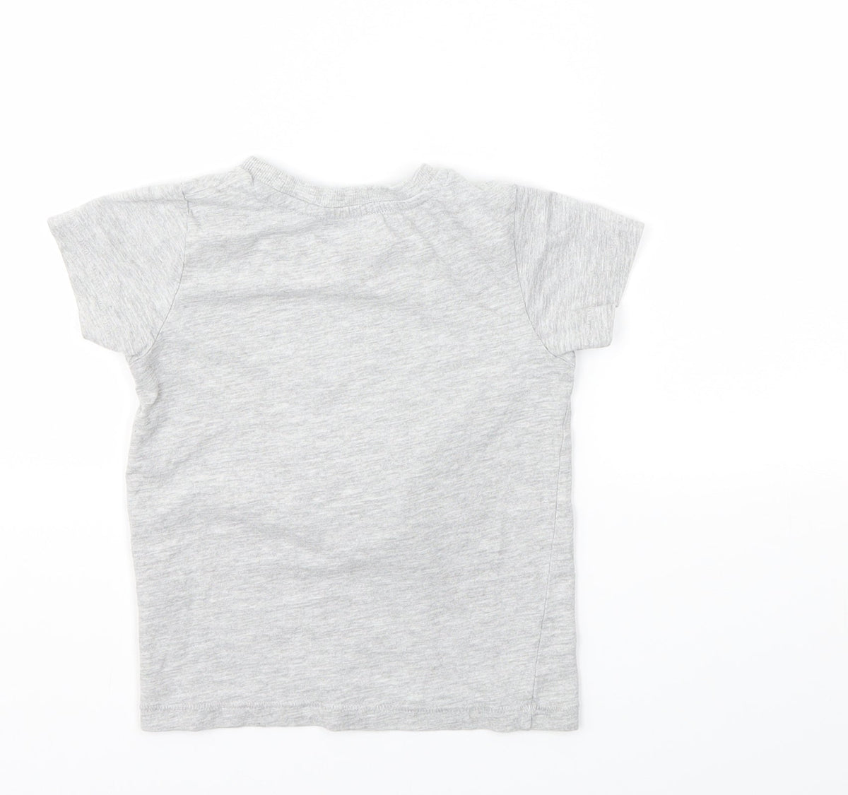 Matalan Boys Grey Animal Print  Basic T-Shirt Size 2-3 Years