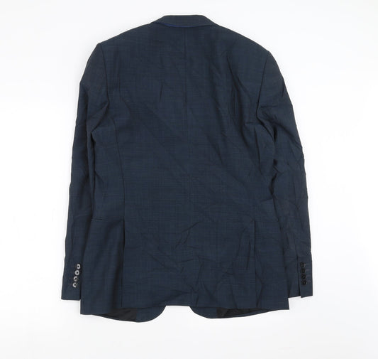 Mens UK Size 40 John Lewis Regular Blue Suit Jacket