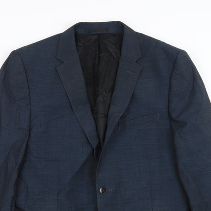 Mens UK Size 40 John Lewis Regular Blue Suit Jacket