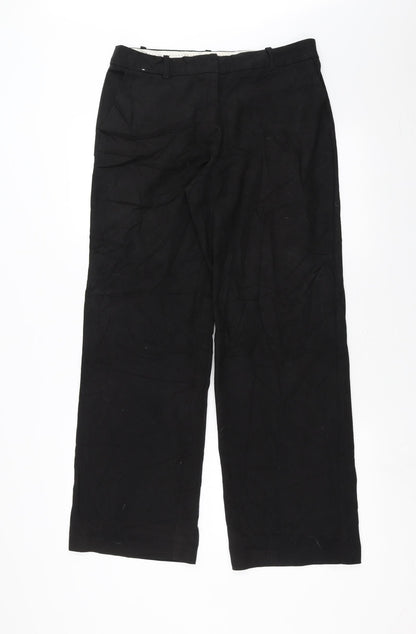 Womens UK Size 10 NEXT Regular Fit  Black Trousers