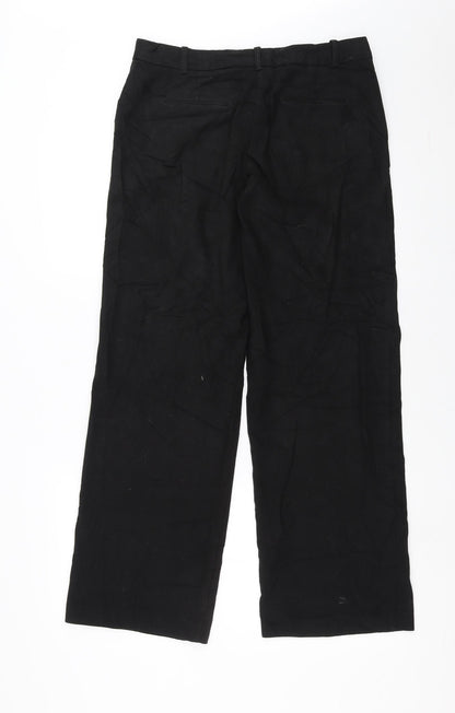Womens UK Size 10 NEXT Regular Fit  Black Trousers