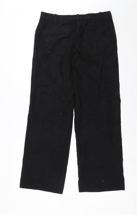 Womens UK Size 10 NEXT Regular Fit  Black Trousers