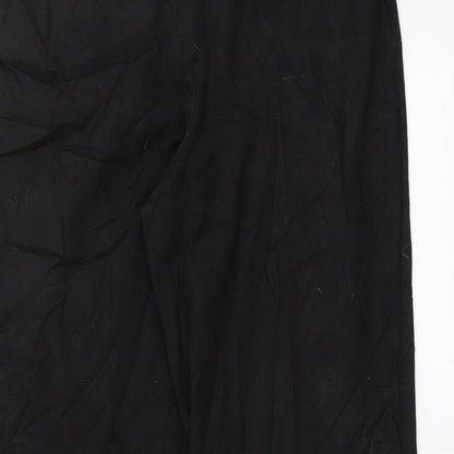Womens UK Size 10 NEXT Regular Fit  Black Trousers