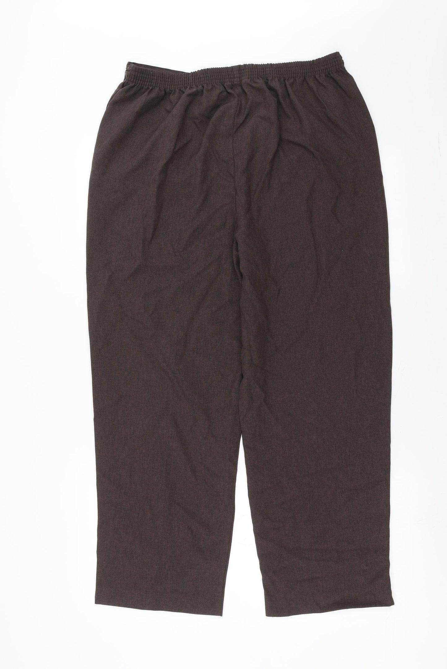 BM collection Womens Brown   Trousers  Size 16 L27 in