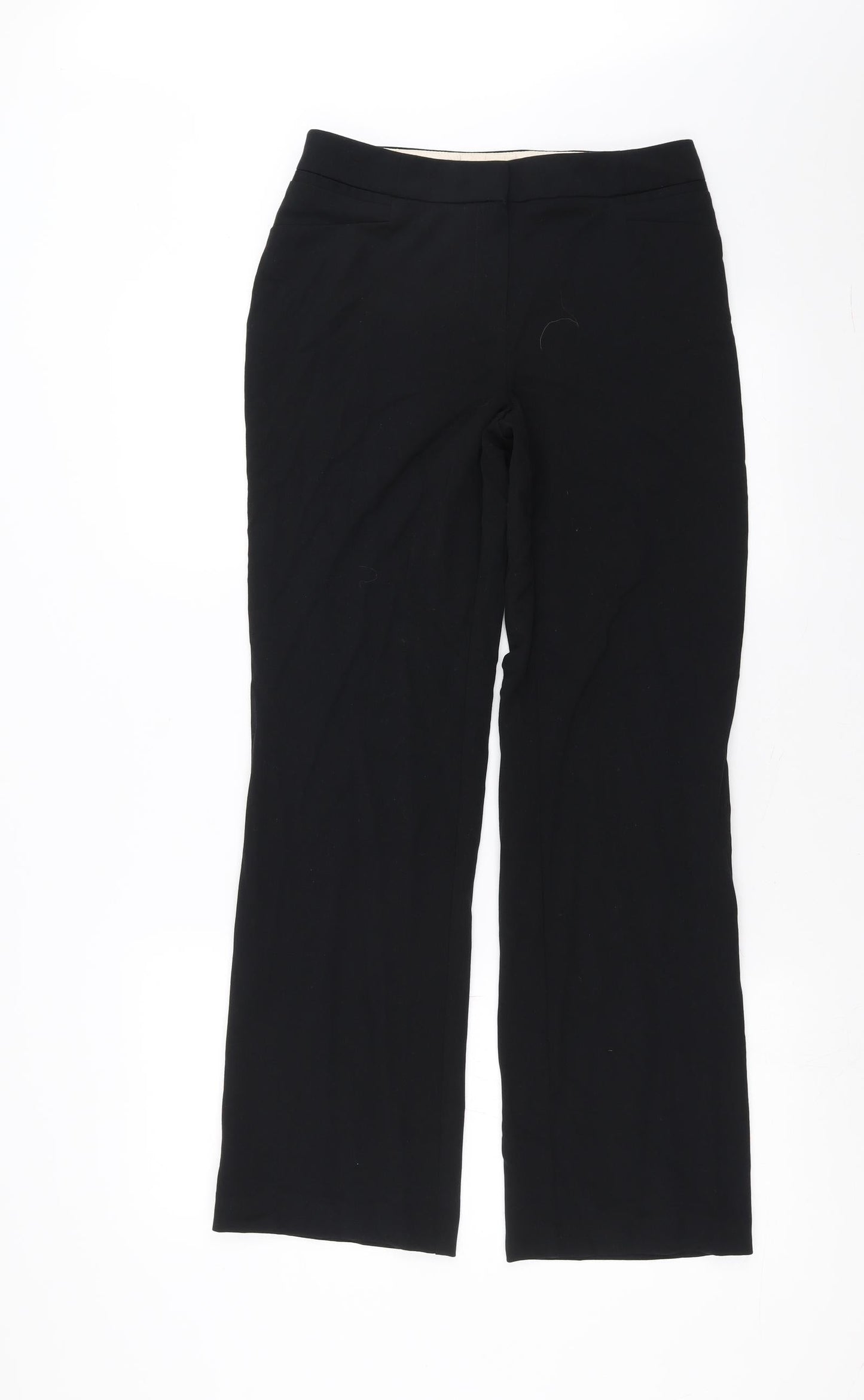 Womens UK Size 8 Marks and Spencer Regular Fit  Black Trousers