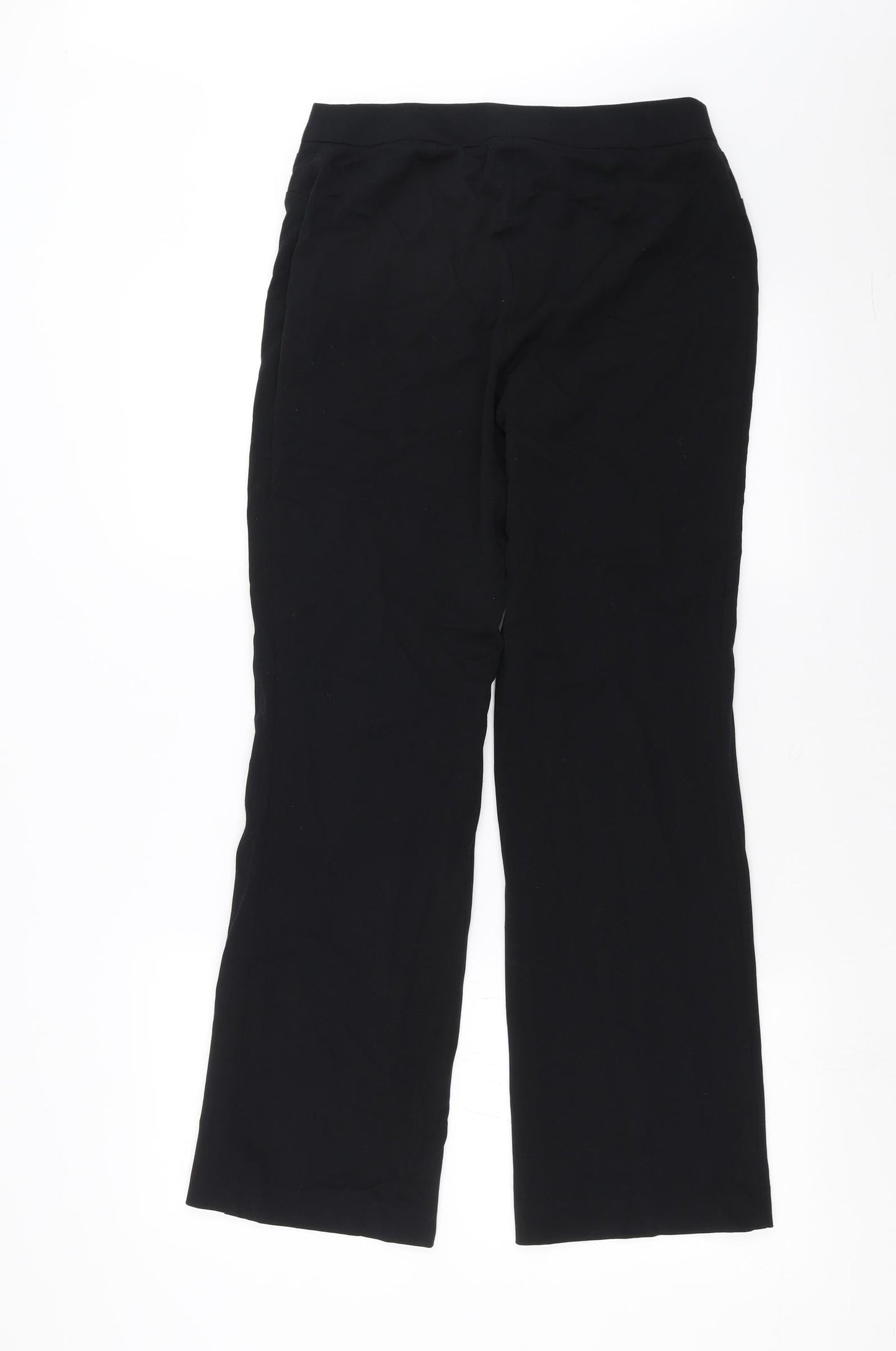 Womens UK Size 8 Marks and Spencer Regular Fit  Black Trousers