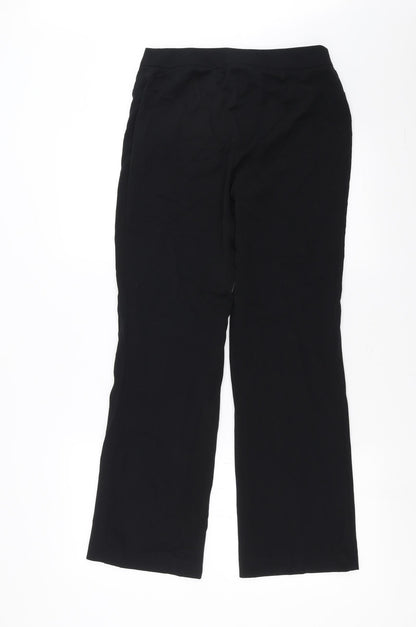 Womens UK Size 8 Marks and Spencer Regular Fit  Black Trousers