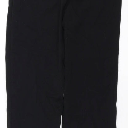 Womens UK Size 8 Marks and Spencer Regular Fit  Black Trousers